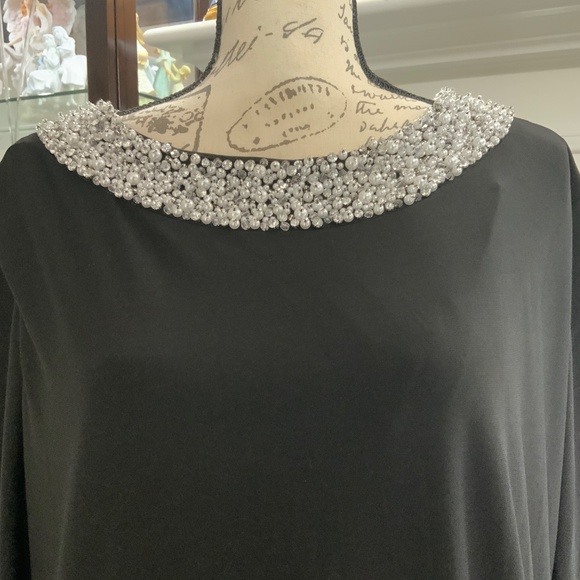 Mac Duggal black dress NWT - Picture 3 of 9